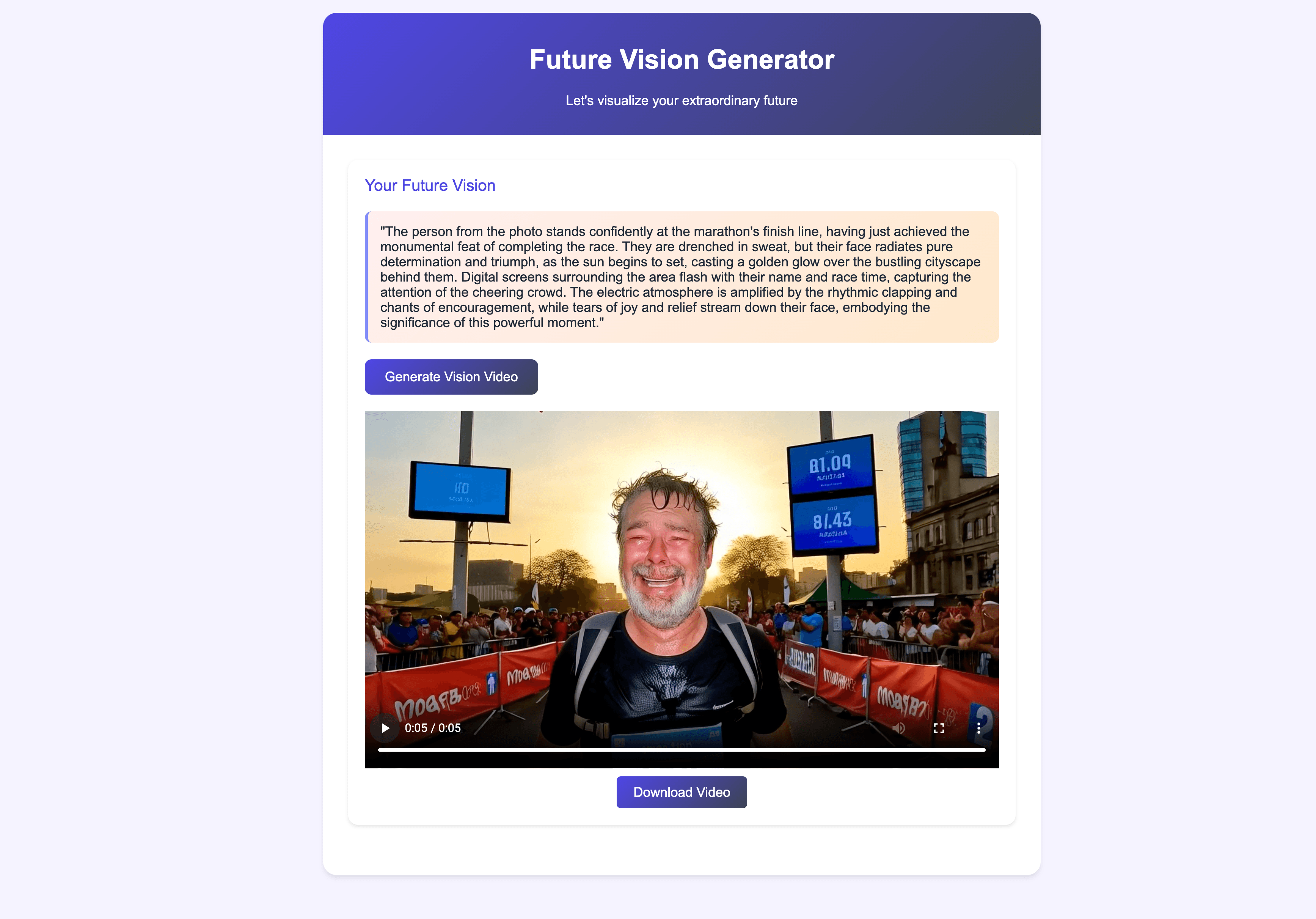 FutureSelf preview