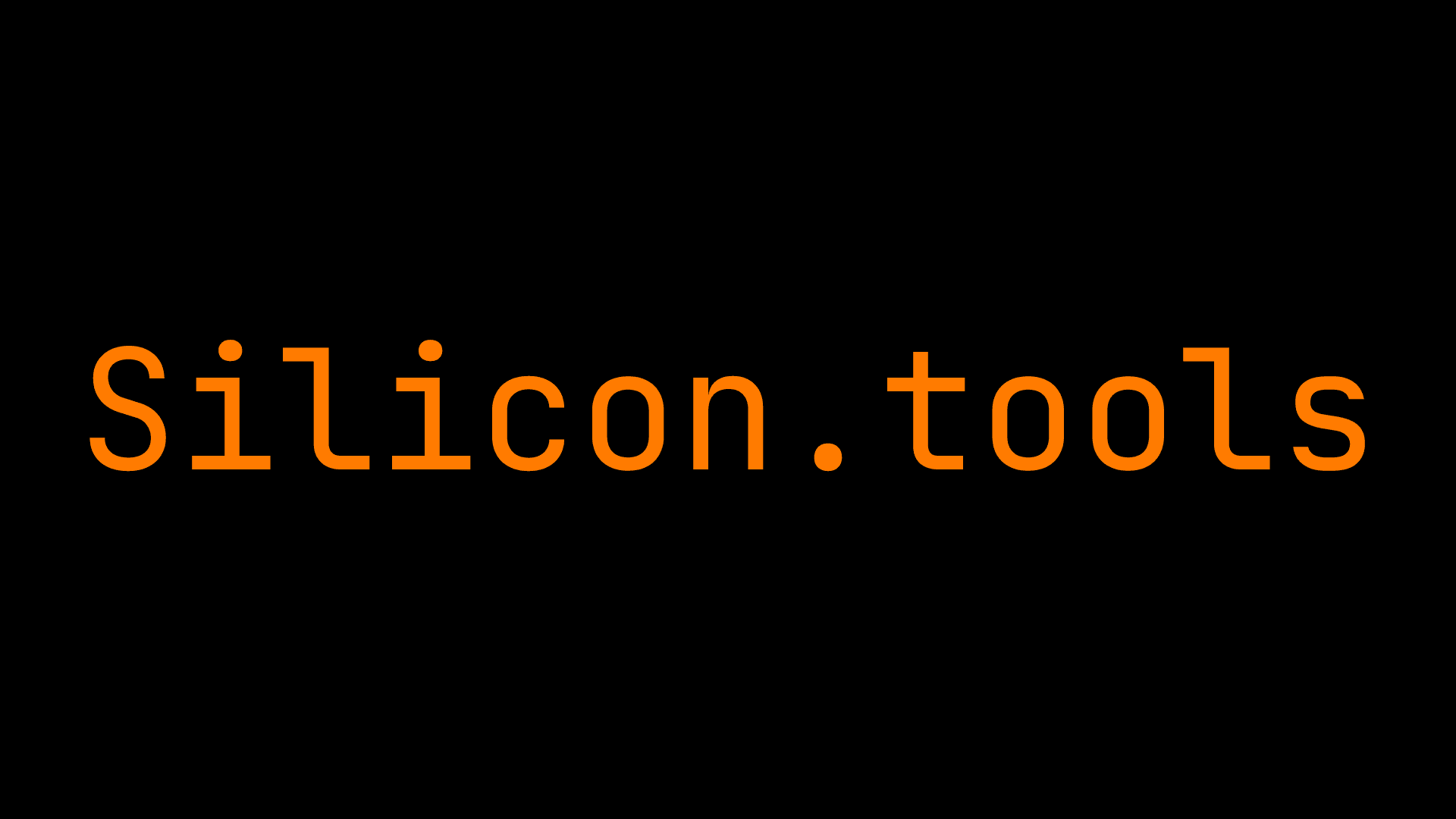 Silicon.tools preview